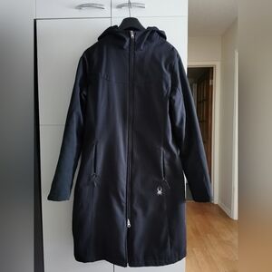 Spyder Women's Black Hooded Jacket